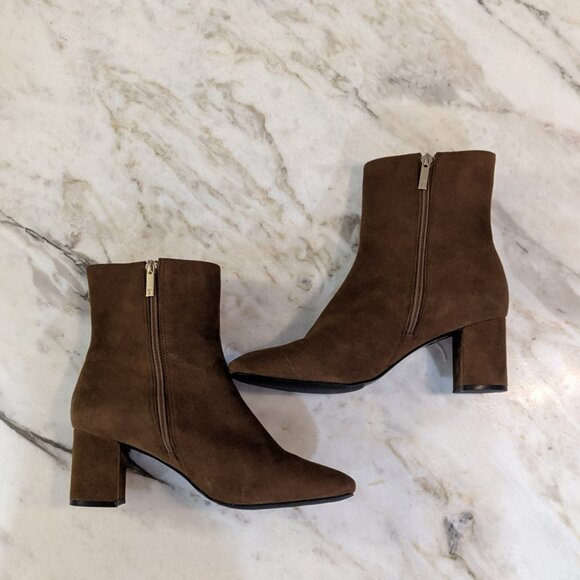Ted Baker Suede Ankle Boots – Classic Neutral Style, Size 40 - Picture 2 of 8